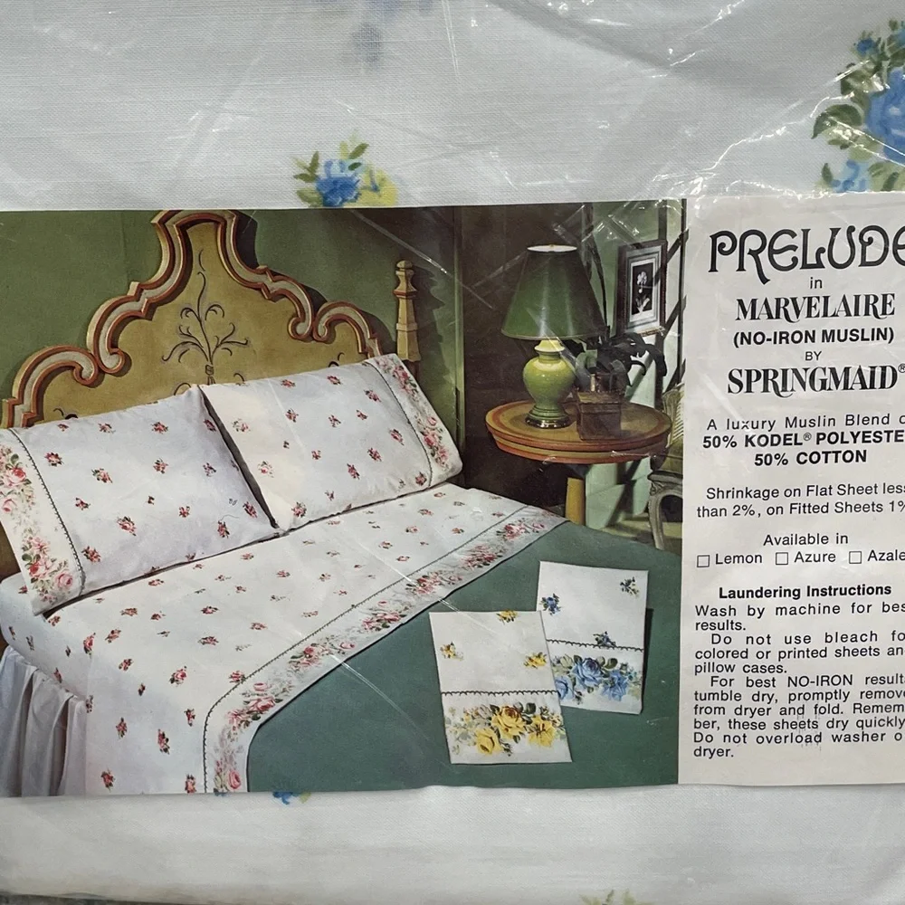 VINTAGE SPRINGMAID FLAT SHEET